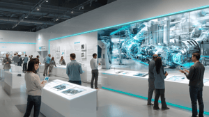 Tradeshow Messestand Industrie Interaktive 3D Präsentation