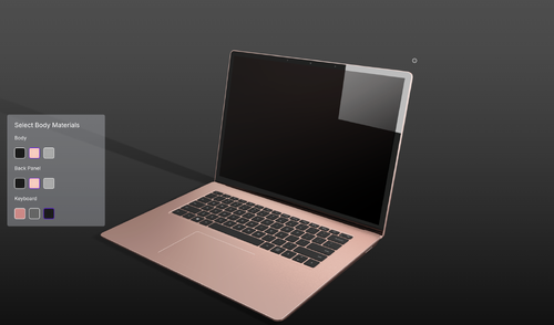 Produktviewer-Laptop-3D Interaktiv